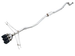 Honda Civic Si Performance Exhaust - AWE Tuning - Track Edition with Triple Tips - Diamond Black - `16-`27